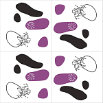 Плитка с узором Камни варинант исполнения - 1 | Loft Concept в Барнауле