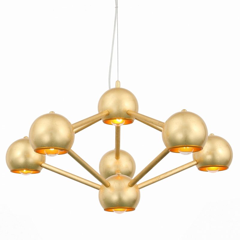 Люстра Heptaider Chandelier Латунь Люстра Heptaider Chandelier Латунь в Барнауле | Loft Concept