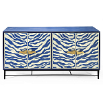 Буфет в гостиную с инкрустацией Bone Inlay Deco Sideboard - Orleans ZEBRA варинант исполнения - 4 | Loft Concept в Барнауле