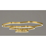 Люстра подвесная с 3-мя ассиметричными светодиодными лампами Golden Current варинант исполнения - 1 | Loft Concept в Барнауле