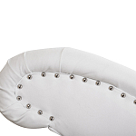 Кушетка белая с мягкой обивкой из велюра Michael Couch варинант исполнения - 5 | Loft Concept в Барнауле