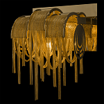 Бра с перфорированными металлическими дугами и цепочками 22 см Atlantis Chain варинант исполнения - 6 | Loft Concept в Барнауле