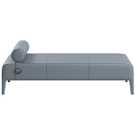 Кушетка Cuba из натуральной кожи с валиком  варинант исполнения - 4 | Loft Concept в Барнауле