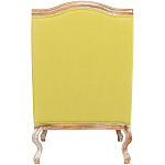 Кресло из натурального бука бежевое с изображением птиц и цветов Beige Green Chinoiserie Garden Armchair варинант исполнения - 2 | Loft Concept в Барнауле