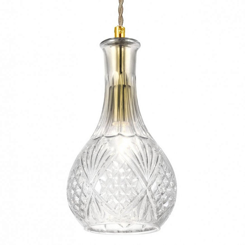 Подвесной светильник lee broom DECANTERLIGHT pendant III Золотой Прозрачное Стекло Подвесной светильник lee broom DECANTERLIGHT pendant III Золотой Прозрачное Стекло в Барнауле | Loft Concept