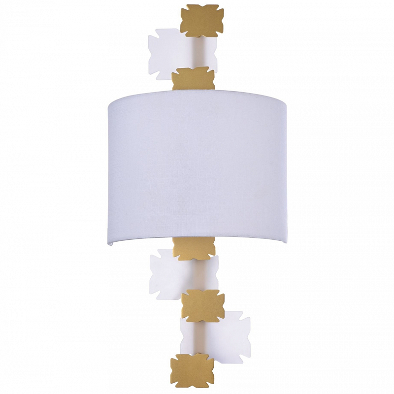 Бра Jacopo Mosaic Sconces Латунь Белый в Барнауле | Loft Concept 