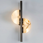 Бра  с фигурным мраморным рассеивателем Spiral of Warm Light варинант исполнения - 10 | Loft Concept в Барнауле