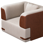 Кресло Richmond  с кожаной отделкой варинант исполнения - 3 | Loft Concept в Барнауле