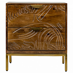 Прикроватная тумба с фактурным фасадом Termite варинант исполнения - 1 | Loft Concept в Барнауле