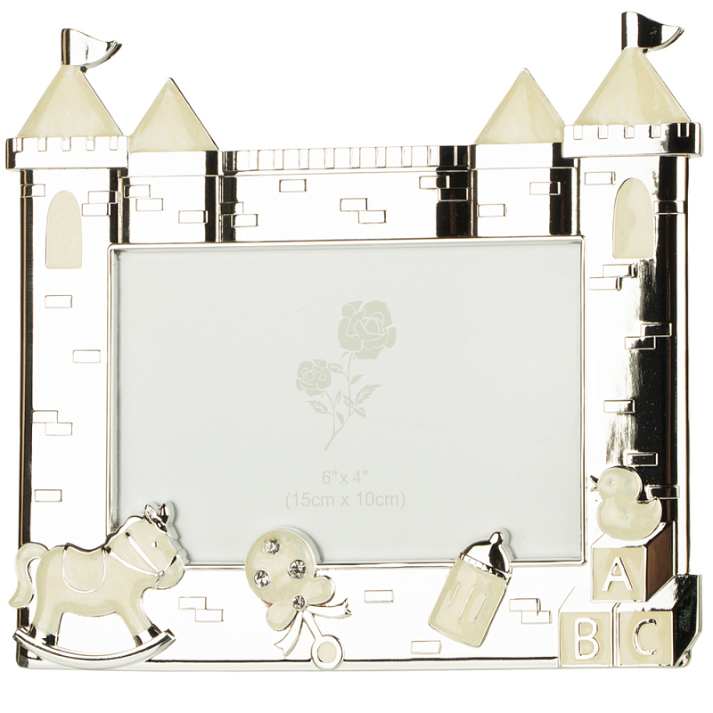 Фоторамка детская Childhood Corner Lock Серебряный Фоторамка детская Childhood Corner Lock Серебряный в Барнауле | Loft Concept