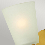 Бра с белым матовым стеклянным плафоном и тремя декоративными шарами Hinkley варинант исполнения - 9 | Loft Concept в Барнауле