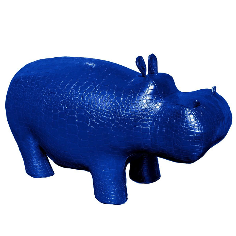Пуф Бегемот Poof Hippo blue Синий в Барнауле | Loft Concept 