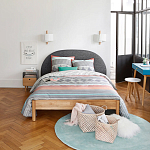 Бра из металла и дерева Ruell White Metal Wooden Wall Lamp варинант исполнения - 3 | Loft Concept в Барнауле