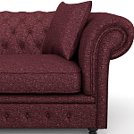 Мебельная ткань Шенилл бордовый цвет 138 см T4-38 варинант исполнения - 8 | Loft Concept в Барнауле