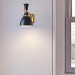 Бра с плафоном в форме песочных часов с узкими перфорированными отверстиями Feiss варинант исполнения - 7 | Loft Concept в Барнауле