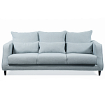 Диван Seldon с мягкими подушками голубое букле варинант исполнения - 7 | Loft Concept в Барнауле