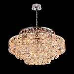 Люстра хрустальная в неоклассическом стиле на серебристом каркасе Majesty варинант исполнения - 4 | Loft Concept в Барнауле