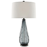 Настольная лампа с фактурным стеклянным основанием Glass Vertical варинант исполнения - 2 | Loft Concept в Барнауле