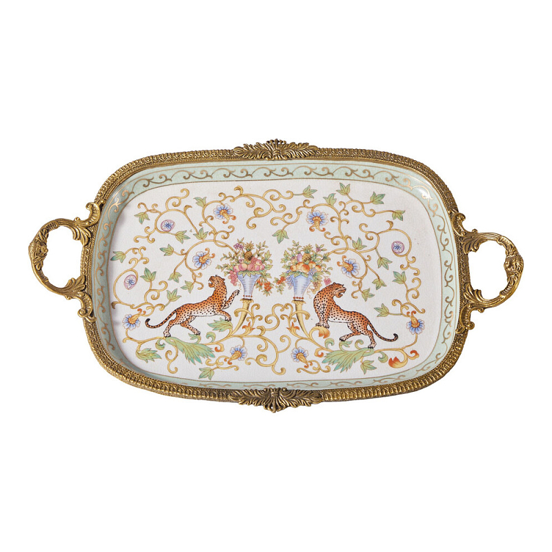 Поднос с растительным и животным дизайном Centennial Garden Мульти в Барнауле | Loft Concept 