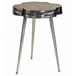 Металлический столик со столешницей в виде слеба Slabby варинант исполнения - 1 | Loft Concept в Барнауле