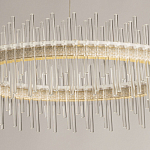 Люстра круглая с прозрачными стеклянными трубками 51 см Nembus варинант исполнения - 4 | Loft Concept в Барнауле