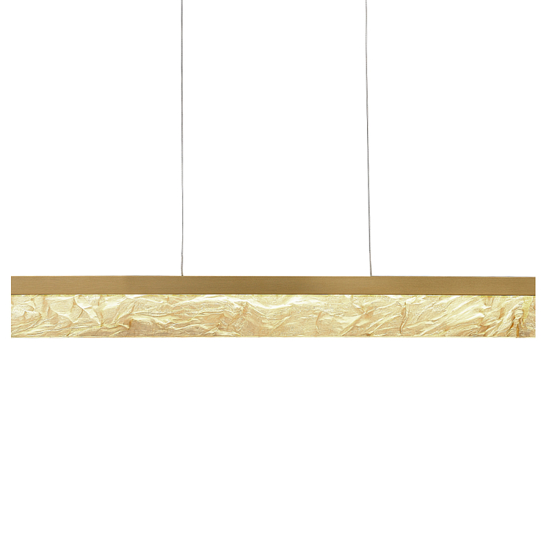 Подвесной светильник линейный светоидный Remarkable Латунь в Барнауле | Loft Concept 