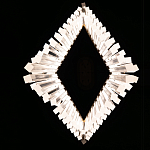 Люстра золотого цвета в форме галочки с каскадом длинных прозрачных трубок Eurofase варинант исполнения - 12 | Loft Concept в Барнауле