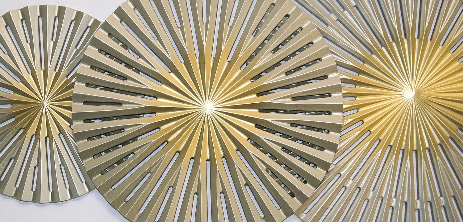 Арт-объект Apollo Gold and Silver Wall Plaque Disc gap 3 Арт-объект Apollo Gold and Silver Wall Plaque Disc gap 3 - Loft-Concept в Барнауле