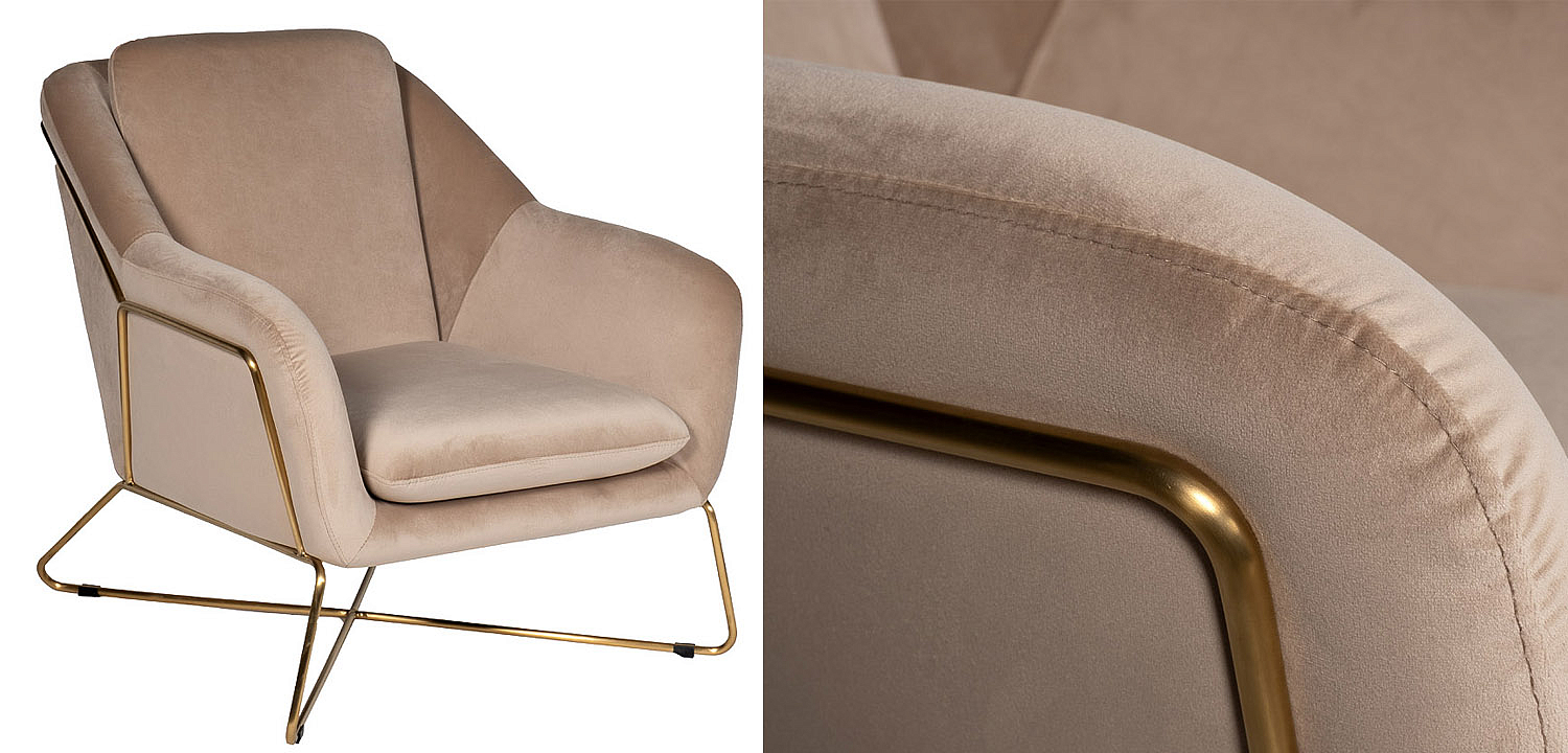 Кресло Umbra Armchair beige Кресло Umbra Armchair beige - Loft-Concept в Барнауле