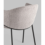 Стул Brace букле серый варинант исполнения - 3 | Loft Concept в Барнауле