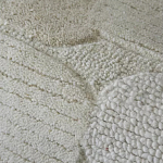 Панно из шерсти и хлопка с узором Beige Calista Serene варинант исполнения - 8 | Loft Concept в Барнауле