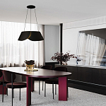 Подвесной светильник круглый с контрастной внутренней отделкой Assol Сup варинант исполнения - 6 | Loft Concept в Барнауле