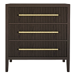 Комод Primo с 3 выдвижными ящиками Темный орех варинант исполнения - 7 | Loft Concept в Барнауле