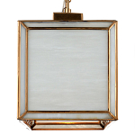 Люстра прямоугольная с каркасом золотого цвета Soft Glow Lamps варинант исполнения - 4 | Loft Concept в Барнауле