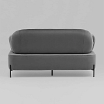 Диван в велюровой обивке серого цвета COLOR BLOCK варинант исполнения - 2 | Loft Concept в Барнауле