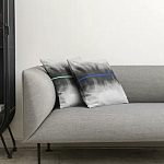 Чехол на подушку хлопковый Blake Boundaries Blue варинант исполнения - 5 | Loft Concept в Барнауле