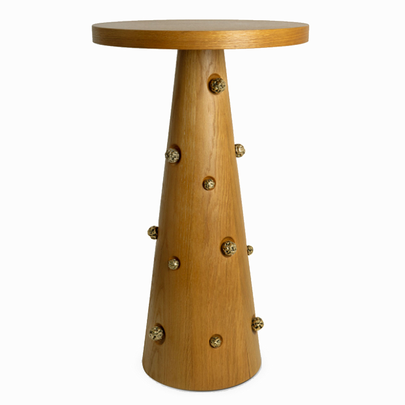 Приставной столик Okinawa Ginger Side table Горчичный Золотой в Барнауле | Loft Concept 