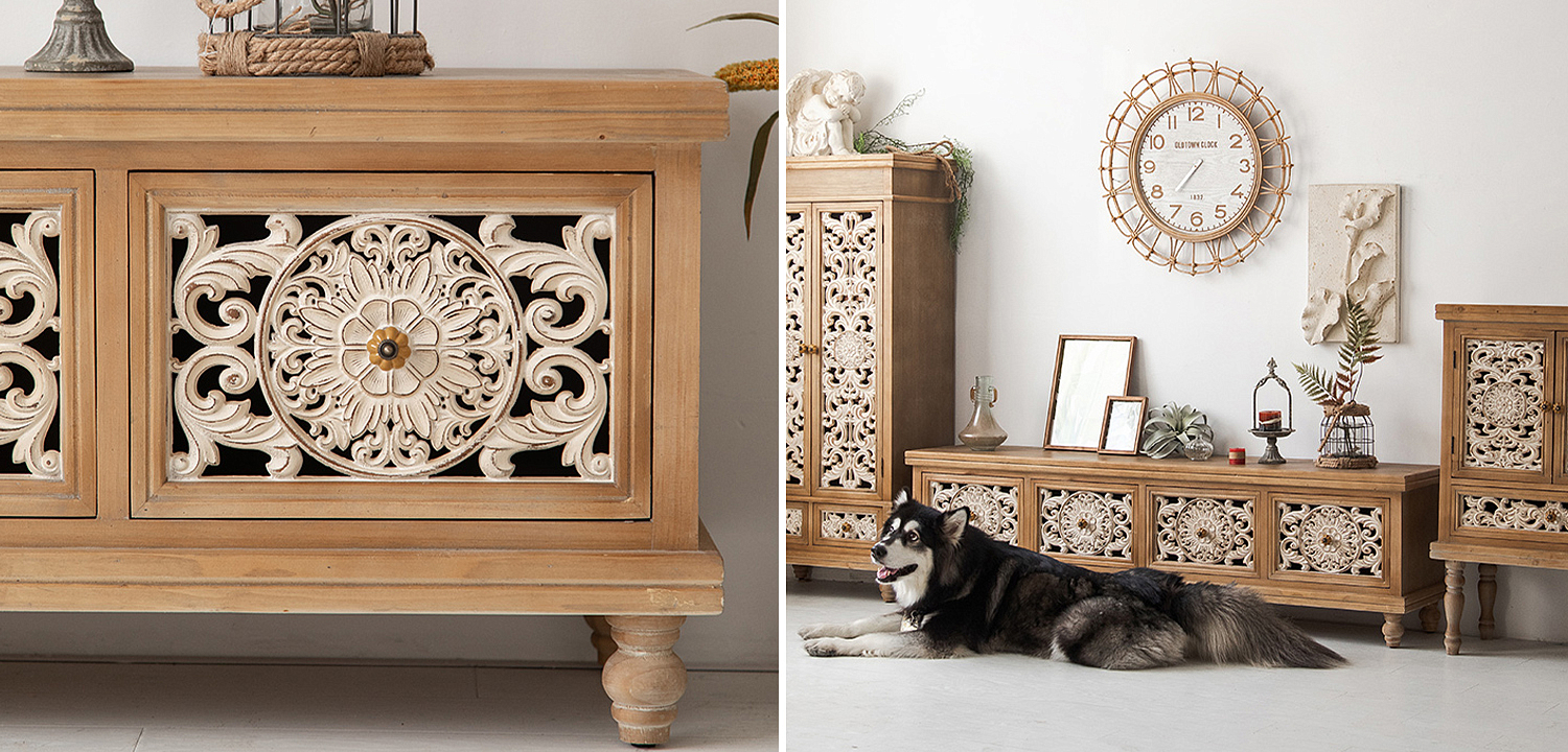 ТВ-тумба Leblanc Provence TV Stand ТВ-тумба Leblanc Provence TV Stand - Loft-Concept в Барнауле