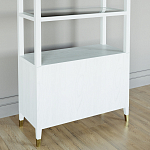 Стеллаж со стеклянными полками Elsa Dreams White варинант исполнения - 7 | Loft Concept в Барнауле