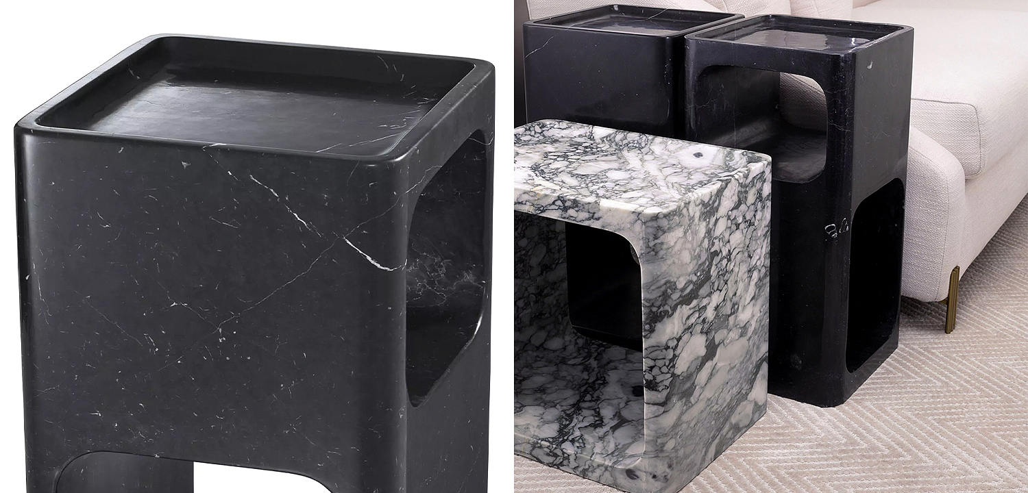 Приставной стол Eichholtz Side Table Adler Black Marble Приставной стол Eichholtz Side Table Adler Black Marble - Loft-Concept в Барнауле