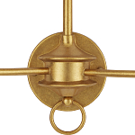 Бра настенное золотого цвета в форме подсвечника Graceful Smoothness варинант исполнения - 1 | Loft Concept в Барнауле