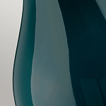 Настольная лампа с коническим дымчато-зелёным абажуром из искусственного шёлка Quintiesse варинант исполнения - 5 | Loft Concept в Барнауле