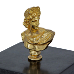 Мраморная шкатулка с бюстом из металла KELLY WEARSTLER варинант исполнения - 6 | Loft Concept в Барнауле