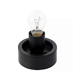 Настольный светильник с янтарным рельефным плафоном Lamp with Frozen Glass Effect варинант исполнения - 2 | Loft Concept в Барнауле