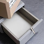 Консоль с зеркалом и  3-мя вращающимися ящиками Eloida варинант исполнения - 4 | Loft Concept в Барнауле