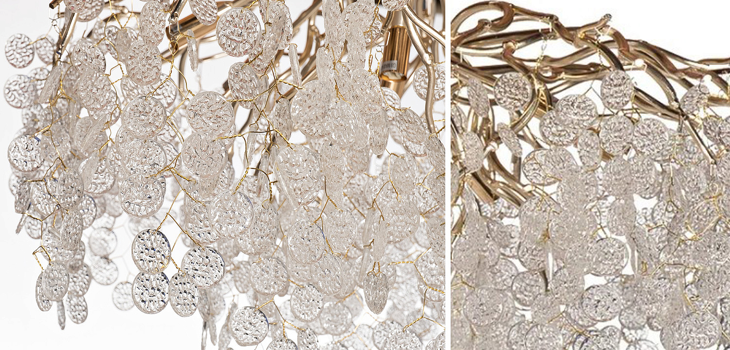Потолочная люстра FAIRYTREE Champagne Chandelier 100 Потолочная люстра FAIRYTREE Champagne Chandelier 100 - Loft-Concept в Барнауле