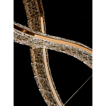 Люстра волнистой формы с фактурным хрустальным плафоном Light Delight варинант исполнения - 5 | Loft Concept в Барнауле