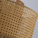 Подвесной светильник с абажуром из плтеного бамбука Light Inside the Cell варинант исполнения - 7 | Loft Concept в Барнауле