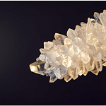 Люстра линейная светодиодная из необработанных кристаллов Mountain Comet варинант исполнения - 2 | Loft Concept в Барнауле