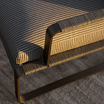 Дизайнерское уличное кресло на металлическом каркасе PHOENIX Armchair варинант исполнения - 10 | Loft Concept в Барнауле